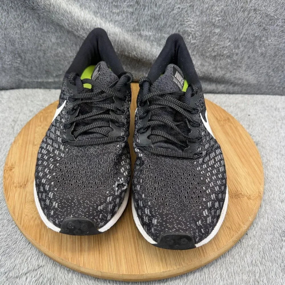 Nike Zoom Pegasus 35 Shoes Mens Size 10 Black Low Top Running Athletic Sneakers